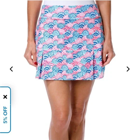 NWT! Reel Legends Women’s Performance Reel-Tec UPF 50+Aqua Blue Skort Size Large - Picture 12 of 12